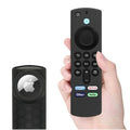Amazon Fire TV Stick 4K (3rd Gen) Remote Black Silicone Case - Apple AirTag by Zerodamage Sahara Case LLC