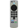 Amazon Fire TV Stick 4K (3rd Gen) Remote Gray Silicone Case - Apple AirTag by Zerodamage Sahara Case LLC