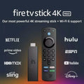 Amazon Fire TV Stick 4K MAX Streaming Device WiFi-6 Alexa Voice Remote (Refurbished) by DailySale