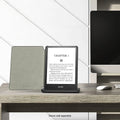Amazon Kindle (2024) Case - Folio, Vegan Leather | Indy Series by Zerodamage Sahara Case LLC