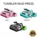 Galaxy Tumbler Mug Press GS-205B Plus 10/20/30/40oz , With Heater, 2 Tumblers and Glove by INNOSUB USA