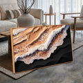 Amber Ocean Waves Wall Art by Tailored Canvases