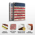 America Pledge Allegiance Sign by Tailored Canvases
