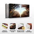 American Faith Canvas Wall Art by Tailored Canvases