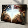 American Faith Canvas Wall Art by Tailored Canvases