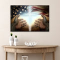 American Faith Canvas Wall Art by Tailored Canvases