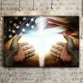 American Faith Canvas Wall Art by Tailored Canvases