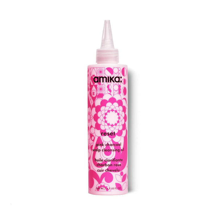 Amika Reset Pink Charcoal Scalp Cleansing Oil 6.7 oz by The Warehouse Salon