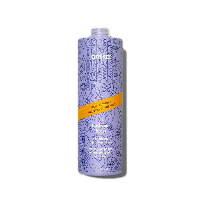 Amika Bust Your Brass Cool Blonde Strength Repair Conditioner by The Warehouse Salon