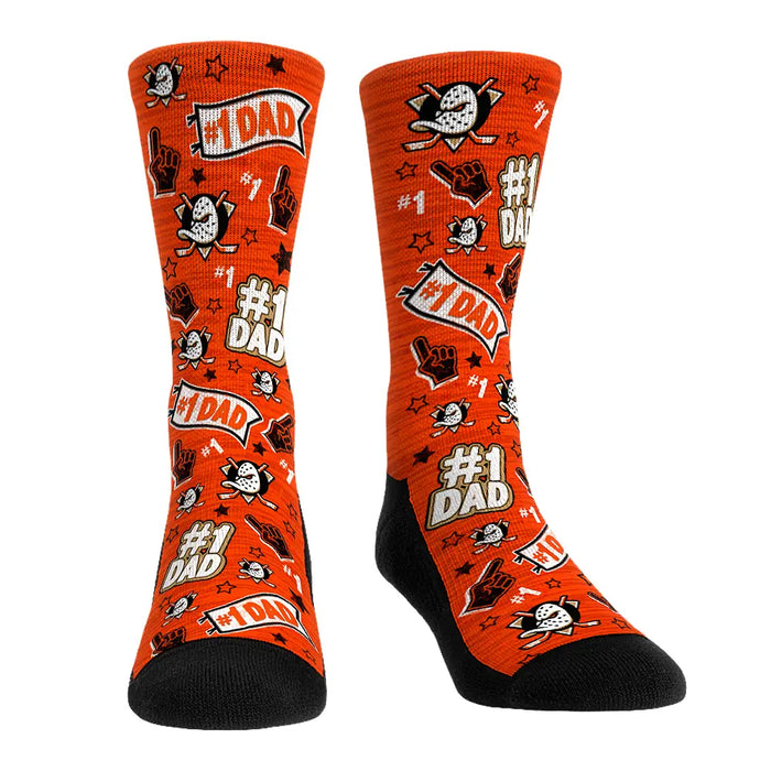 Anaheim Ducks - #1 Dad by Rock 'Em Socks