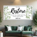 And I Will Restore To You - Joel 2:25 Faith Sign II by Tailored Canvases