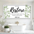 And I Will Restore To You - Joel 2:25 Faith Sign II by Tailored Canvases