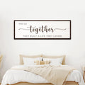 And So Together They Built A Life They Loved Sign IV by Tailored Canvases