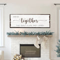 And So Together They Built A Life They Loved Sign IV by Tailored Canvases