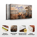 And So Together We Built A Life We Loved Couple Sign by Tailored Canvases