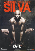 Anderson Silva Signed 27x39 UFC Fight Poster (JSA) by Price Is Right Miami