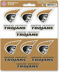Anderson University Trojans 12-Piece Mini Decal Sticker Set, 5x6 Inch Sheet, Gift for football fans for any hard surfaces around home, automotive, personal items by Fielders Choice