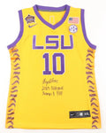 Angel Reese Signed LSU Nike Jersey, Inscribed (Beckett) by Price Is Right Miami