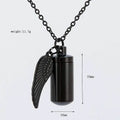 Angel Wings Stainless Steel Ashes Necklace by DailySale