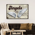 Angels Gather Here Sign II by Tailored Canvases