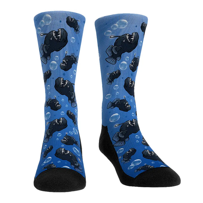 Angler Fish All-Over by Rock 'Em Socks