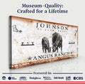 Angus Ranch Sign by Tailored Canvases