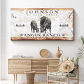 Angus Ranch Sign by Tailored Canvases
