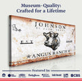 Angus Ranch Sign III by Tailored Canvases