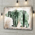 Animals Forest Bear Birch Canvas Wall Art by Tailored Canvases