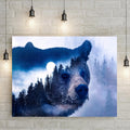 Animals Forest Bear Illustration Canvas Wall Art II by Tailored Canvases