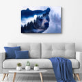Animals Forest Bear Illustration Canvas Wall Art II by Tailored Canvases