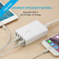 Anker PowerPort 5 40W/8A 5-Port USB Charger for Apple iPhone, iPad, Samsung Galaxy, and more (Refurbished) by DailySale
