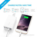 Anker PowerPort 5 40W/8A 5-Port USB Charger for Apple iPhone, iPad, Samsung Galaxy, and more (Refurbished) by DailySale