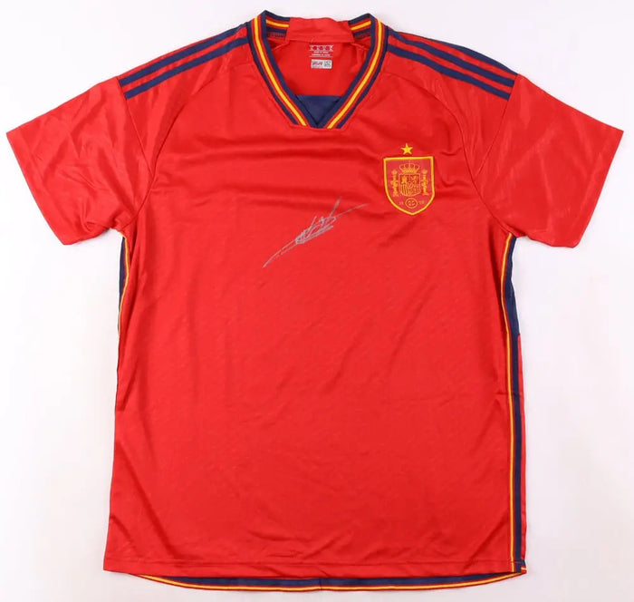 Ansu Fati Signed Barcelona Jersey (PIA) Spain National Football Team by Price Is Right Miami