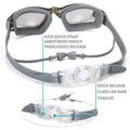 Anti-Fog Swim Goggles with Earplugs by DailySale