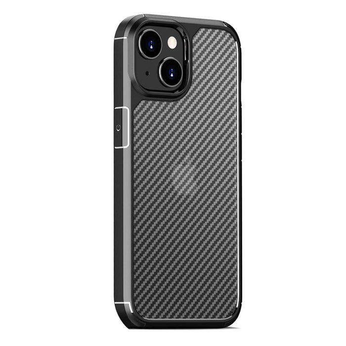 iPhone 15 Carbon-Fiber Case - Rugged Protection | Venture Series by Zerodamage Sahara Case LLC