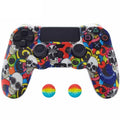 Anti-slip PS4 Silicone Cover & Thumb Grip Set by DailySale