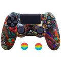 Anti-slip PS4 Silicone Cover & Thumb Grip Set by DailySale
