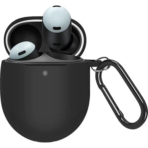 Anti-Slip Silicone Case for Google Pixel Buds Pro Headphones - Black by Zerodamage Sahara Case LLC