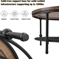 Antique Natural Coffee Table with Living Room Storage Rack by DailySale