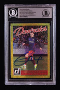 Antoine Griezmann Signed 2016 Donruss Dominators Gold #43 (BGS) by Price Is Right Miami