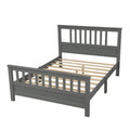 Anysun Full Size Bed Frame Solid Wood Platform Bed with Headboard for Kid's by DailySale