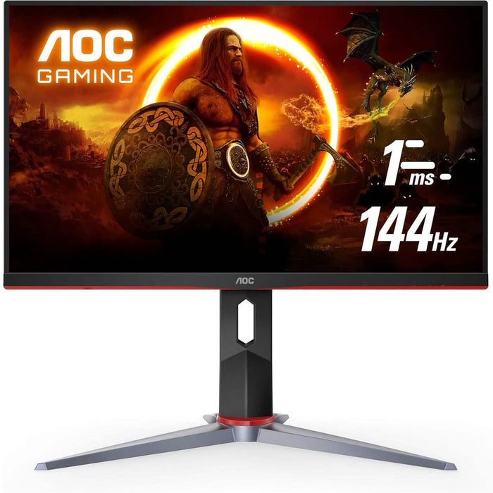 AOC 27G2 27" Frameless Gaming IPS Monitor, FHD 1080P, 1ms 144Hz, NVIDIA G-SYNC Compatible + Adaptive-Sync, Height Adjustable (Refurbished) by DailySale