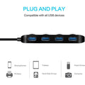 APANAGE 4-Port Powered USB 3.0 Hub Splitter by DailySale