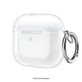 Apple AirPods 4 Clear Case - Protective Cover with Carabiner | Inspire Series by Zerodamage Sahara Case LLC
