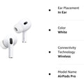 Apple Airpods Pro 2nd Gen MQD83AM/A (Refurbished) by DailySale