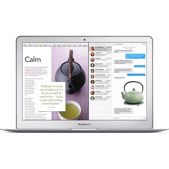 Apple MacBook Air 13.3-Inch 256GB 1.6GHz 4GB RAM Laptop (Refurbished) by DailySale