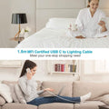 MFi Certified Veetone 20W PD Type C Power Wall Charger Travel Plug with 6FT USB C to Lightning Quick Charge Cable by DailySale