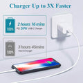MFi Certified Veetone 20W PD Type C Power Wall Charger Travel Plug with 6FT USB C to Lightning Quick Charge Cable by DailySale