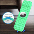 Apple TV 4K Remote Green Glow Silicone Case - Apple AirTag by Zerodamage Sahara Case LLC